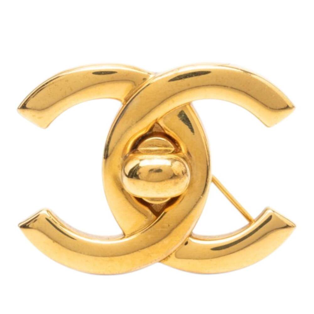 Chanel Cc Logo Brooch Metal #336634C80B
